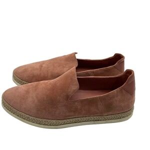 Vince Dillon pink suede Espadrille Loafers